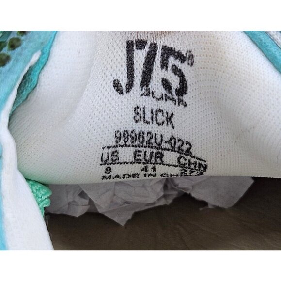 New J75 by Jump Slick Sneakers Mens US 8 Green Rhinestones - Picture 8 of 10